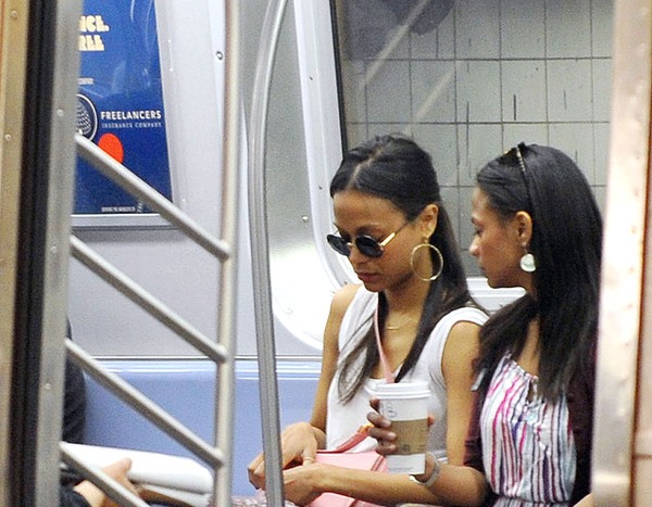 Subway glamour petite lesbian